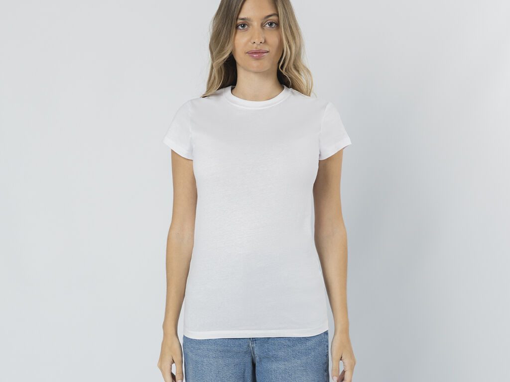 T-Shirt Mulher Branca Seiyo