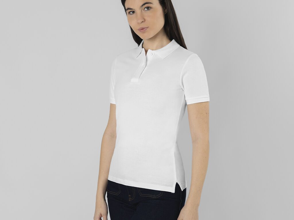 Polo Mulher Branco Charles