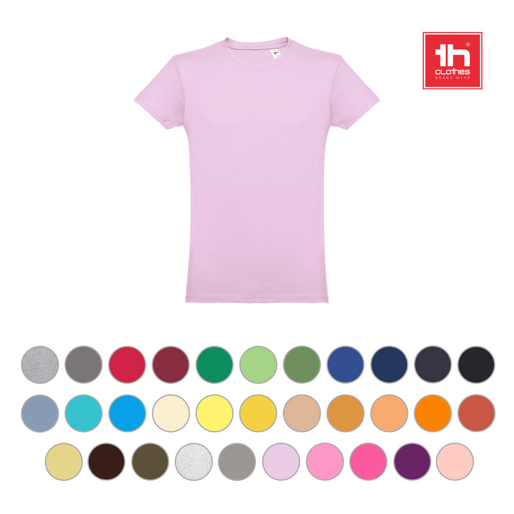 THC LUANDA. T-shirt para homem em formato tubular em algodão