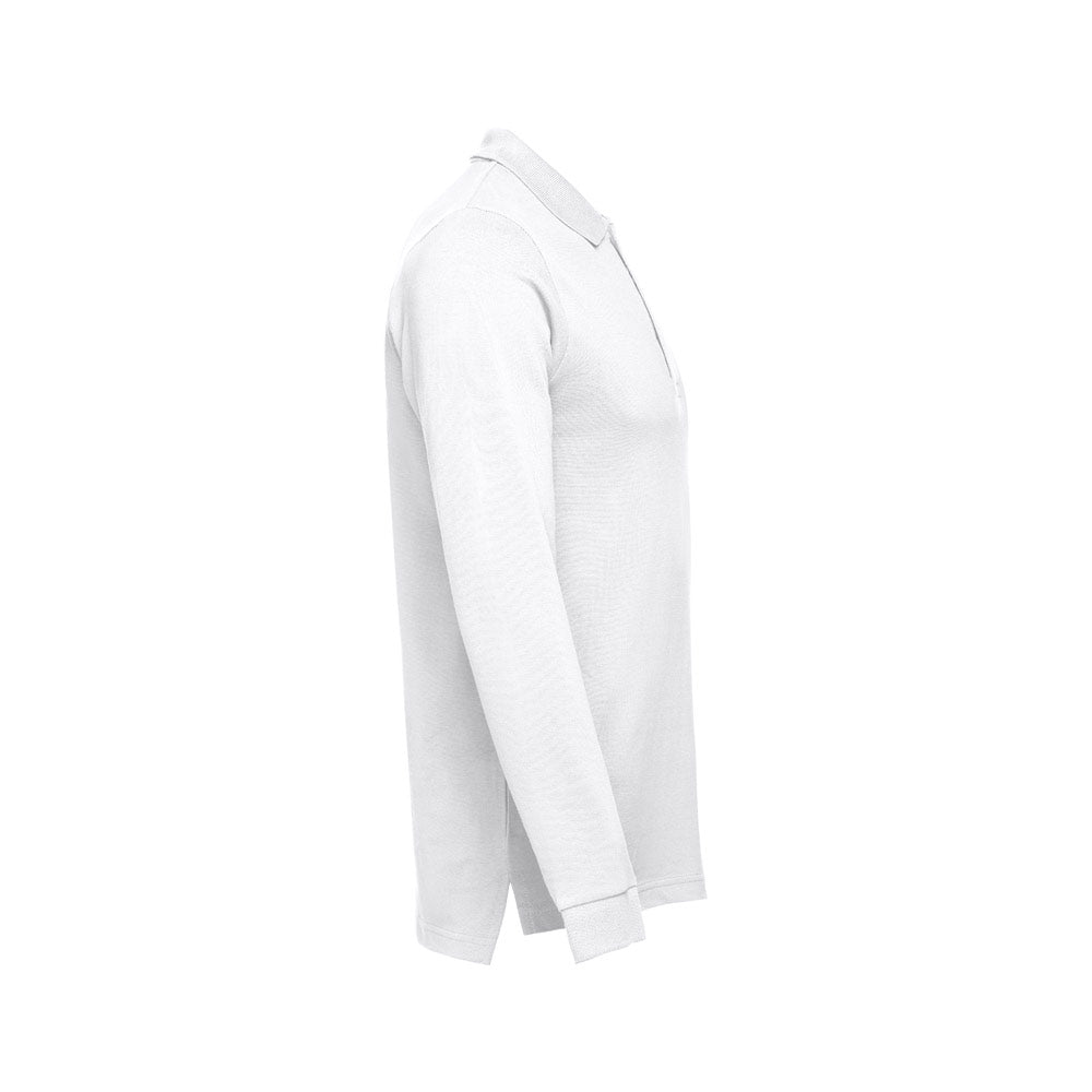 THC BERN WH. Polo de manga comprida para homem em algodão