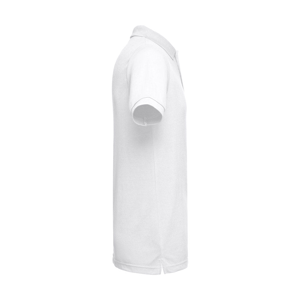THC BERLIN WH. Polo de manga curta para homem. Cor branca