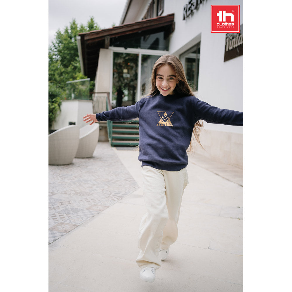 THC DELTA KIDS. Sweatshirt para criança em algodão e poliéster reciclado