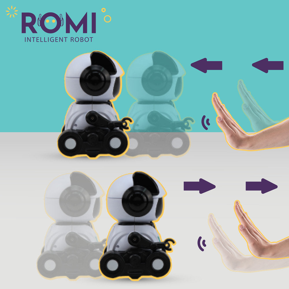ROMI INTELLIGENT ROBOT. Brinquedo didático para crianças