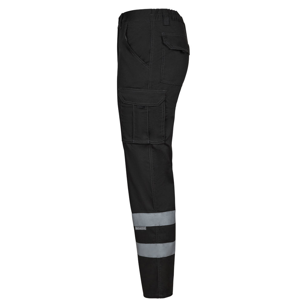 VL DIONYSUS. Calças stretch multibolsos (240g/m²), em algodão (46%), EME (38%) e poliéster (16%)