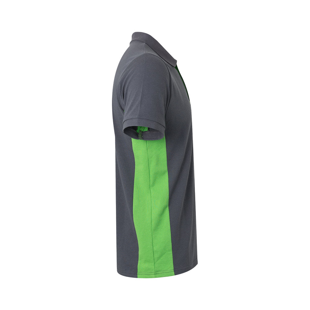 VL SUPAY. Polo piqué bicolor (180g/m²) manga curta, em algodão (60%) e poliéster (40%)