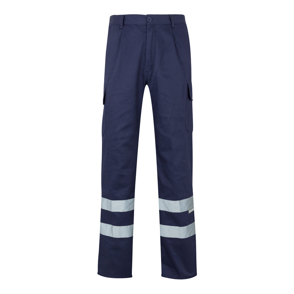 VL ASCLEPIUS. Calças em sarja multibolsos (200g/m²), em algodão (35%) e poliéster (65%)