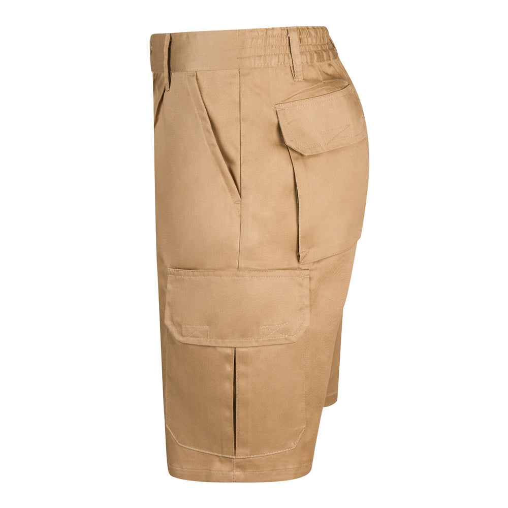 VL CHIONE. Bermudas em sarja multibolsos (200g/m²), em algodão (35%) e poliéster (65%)