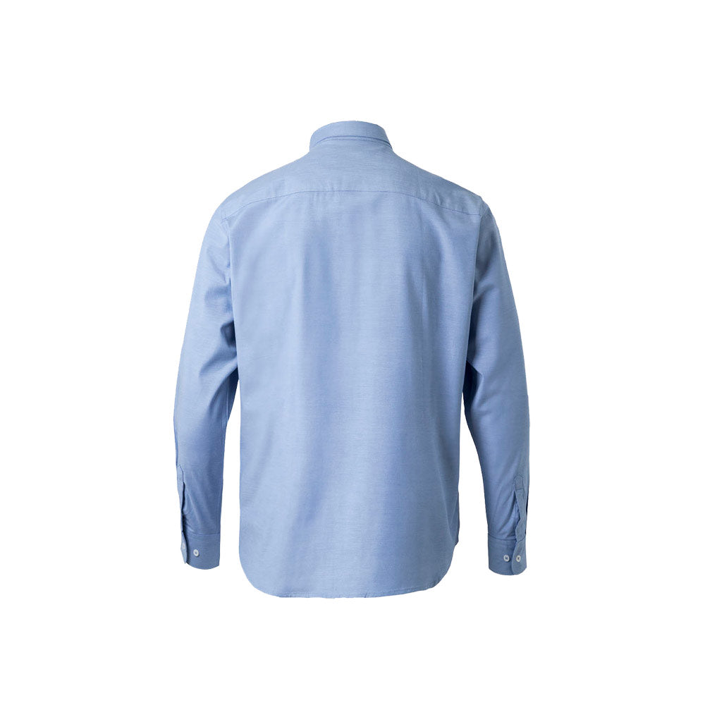 VL PRITHVI MAN. Camisa Oxford (180 g/m²) para homem em algodão (50%), poliéster (45%) e elastano (5%)