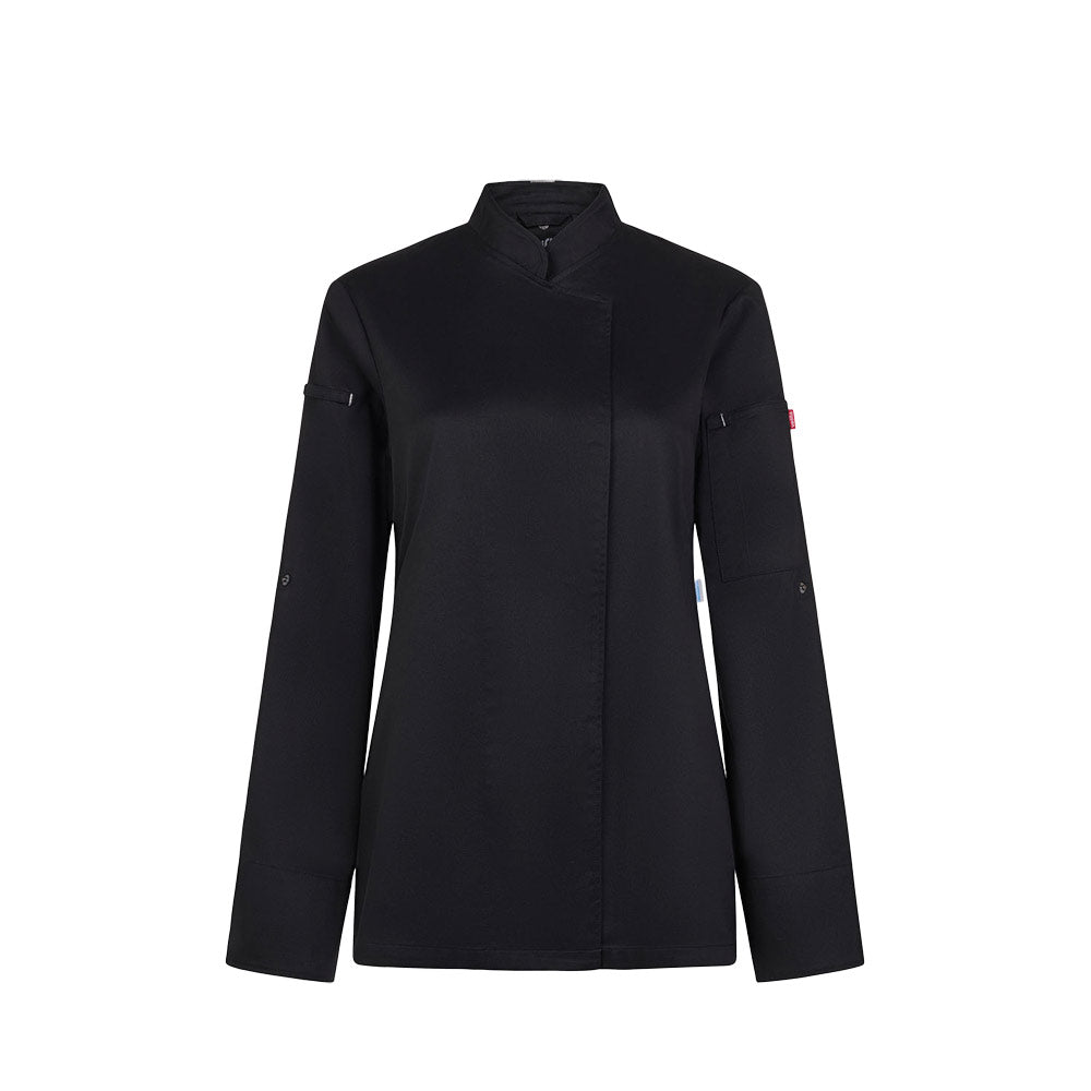 VL THOTH. Jaleca de cozinha (190 g/m²) para mulher, em algodão (35%) e poliéster reciclado (65%)