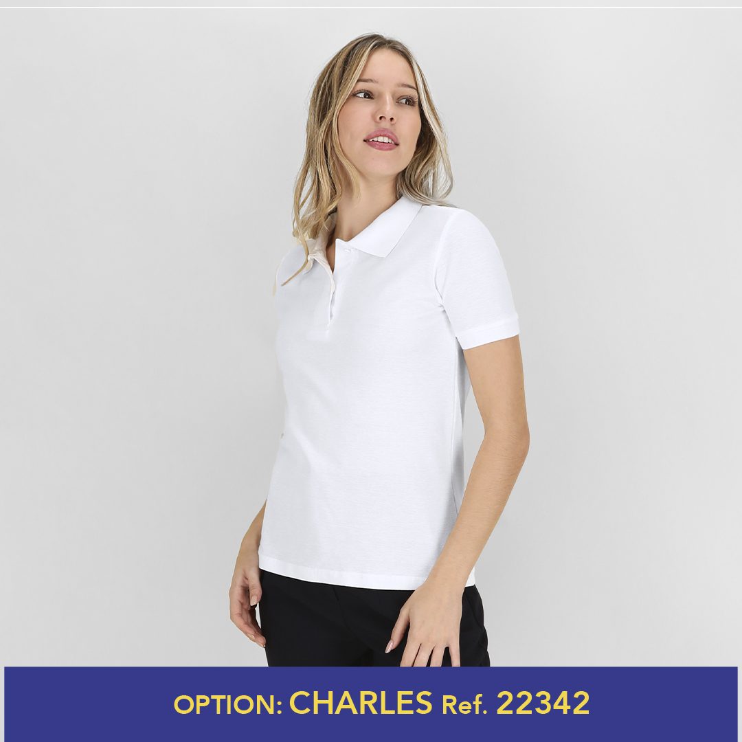 Polo Mulher Branco "Keya" Wps180