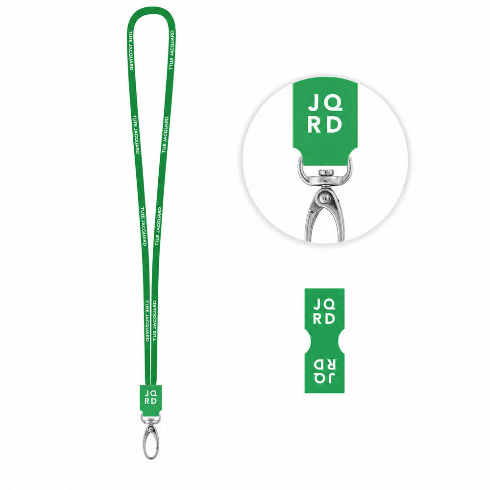 Amostra impressa de Lanyard TUBE JACQUARD Long (Ø 7 mm)