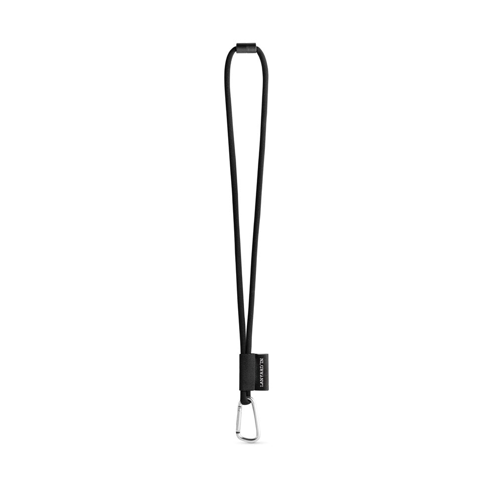 75089. SET Lanyard TUBE Long (Ø 7 mm) com Mosquetão D-shape 55 mm e Fecho de segurança Ø 7 mm