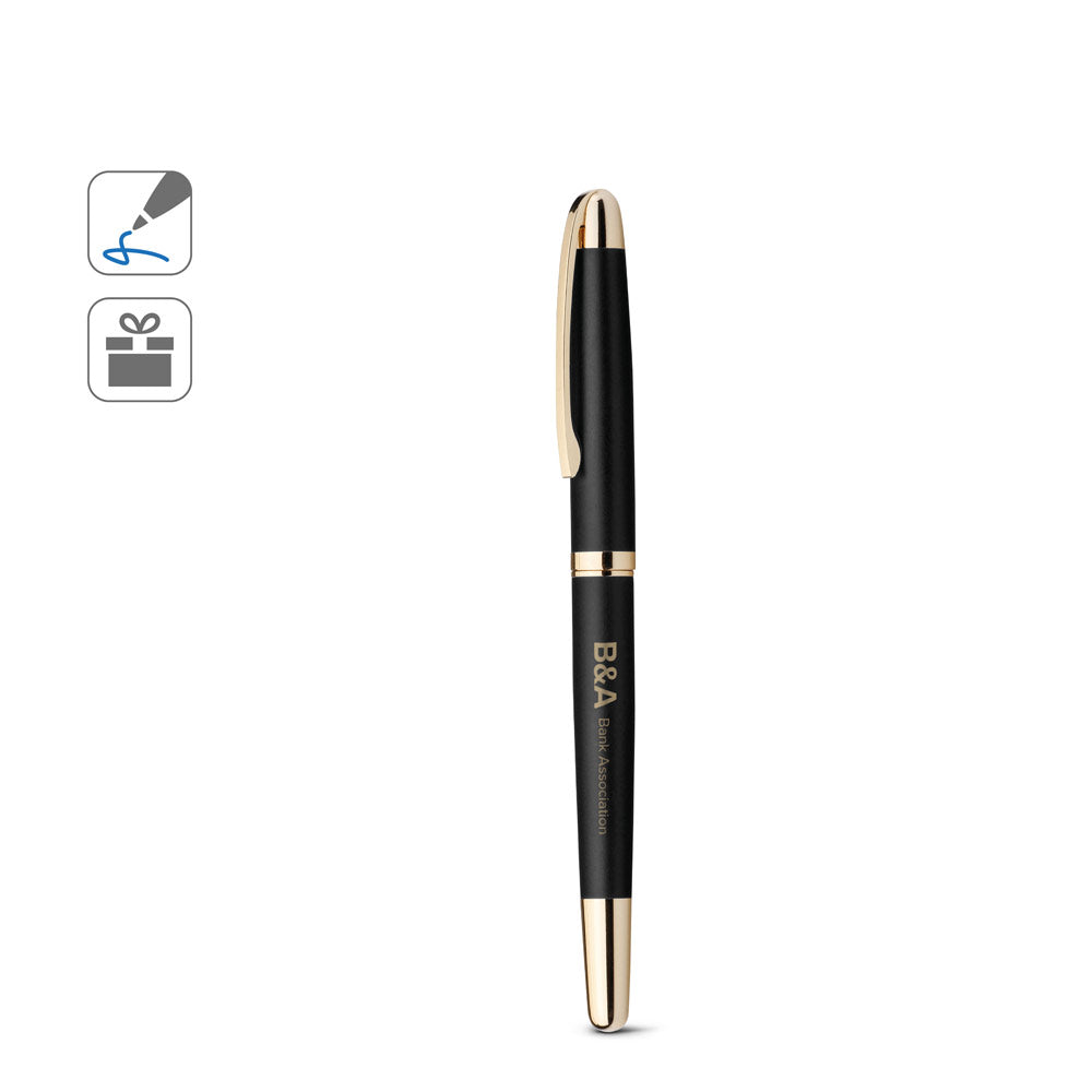 EZEKIEL ROLLER. Roller em metal com apontamentos em dourado