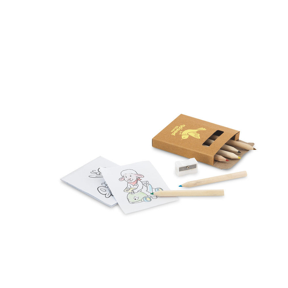 ANIM. Conjunto para pintar em caixa de cartão