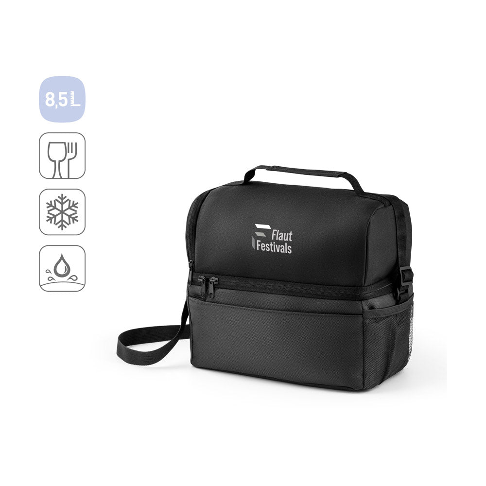ZIPPERS COOLER. Saco térmico 8'5L em 300D e 840D Jacquard