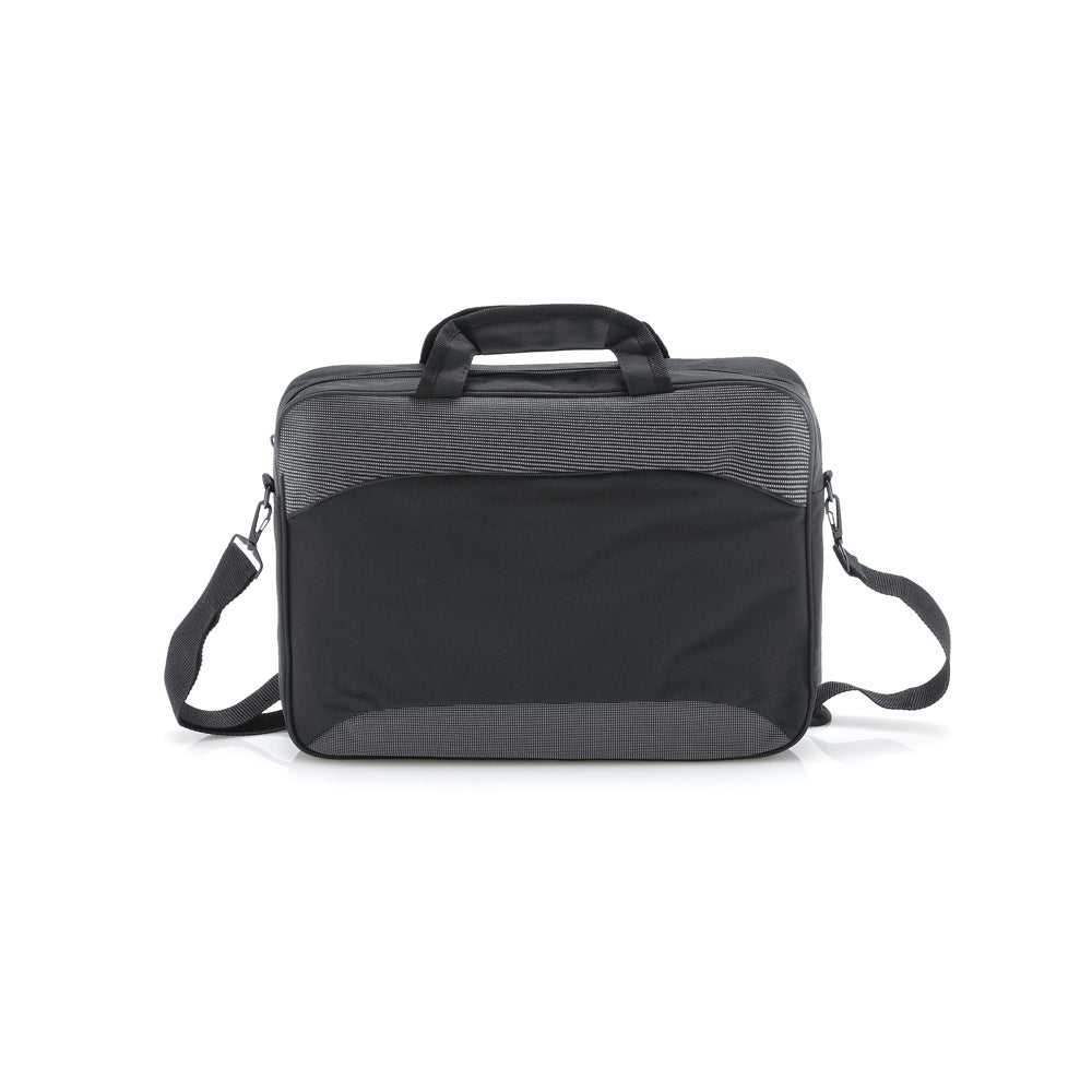 SANTANA. Pasta para computador portátil 15.6'' em 600D 2Tone e 300D poliéster