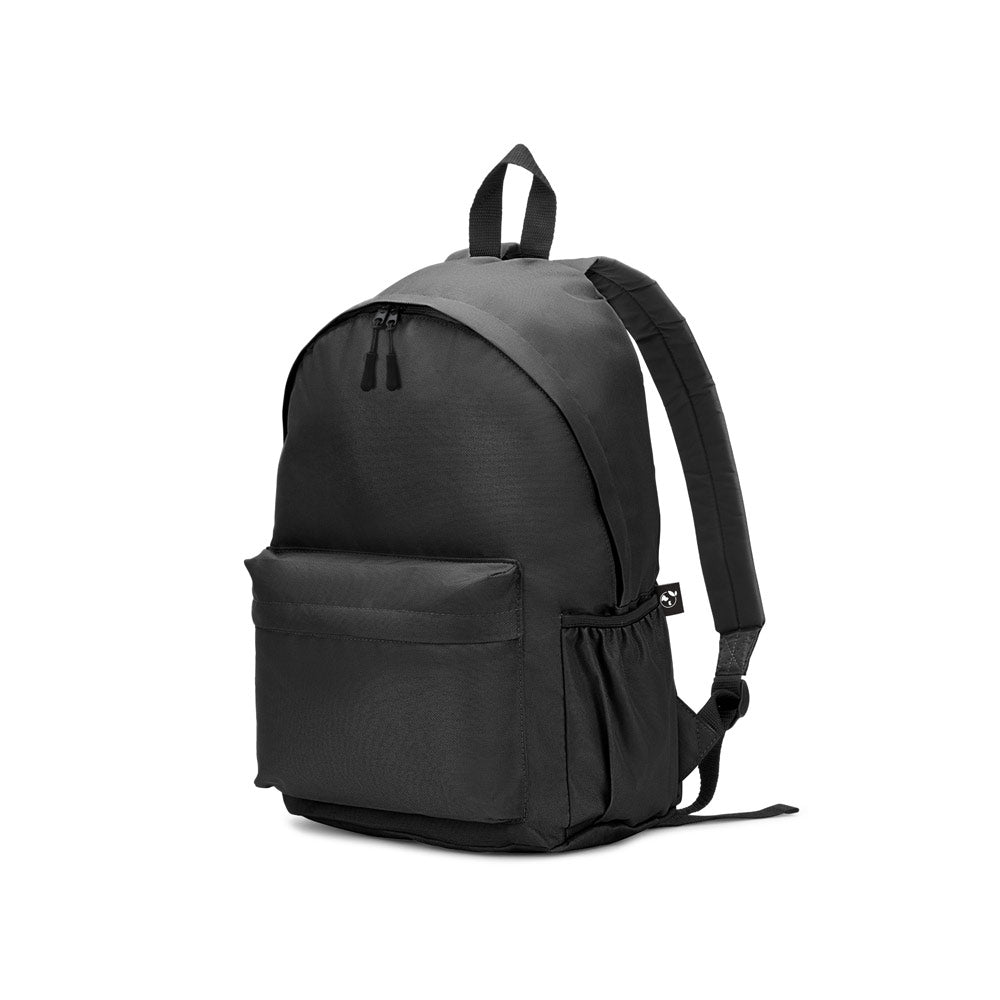 ROSARIO. Mochila clássica com um design intemporal em poliéster reciclado 600D