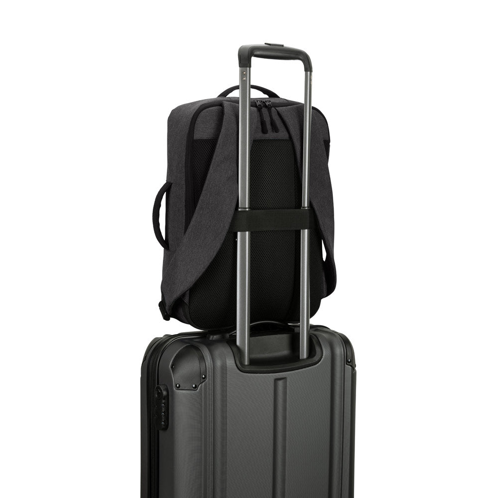 NIAMEY. Mochila para computador portátil em poliéster reciclado 300D de alta densidade 15'6"