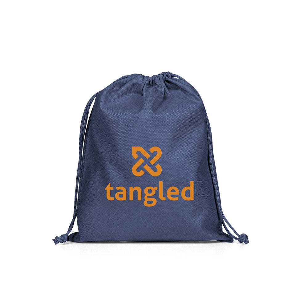 GIFT BAG M. Saco médio tipo mochila em non-woven (60 g/m²)