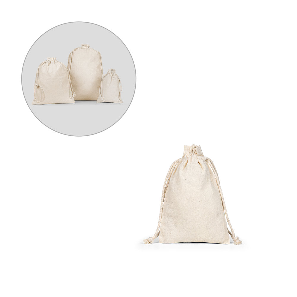 GIFTWRAP S. Saco pequeno 100% algodão (120 g/m²)