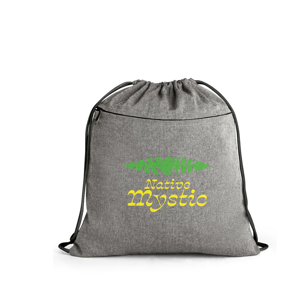 CHANCERY. Saco tipo mochila com algodão reciclado (70%), poliéster (30% rPET) (140 g/m²)