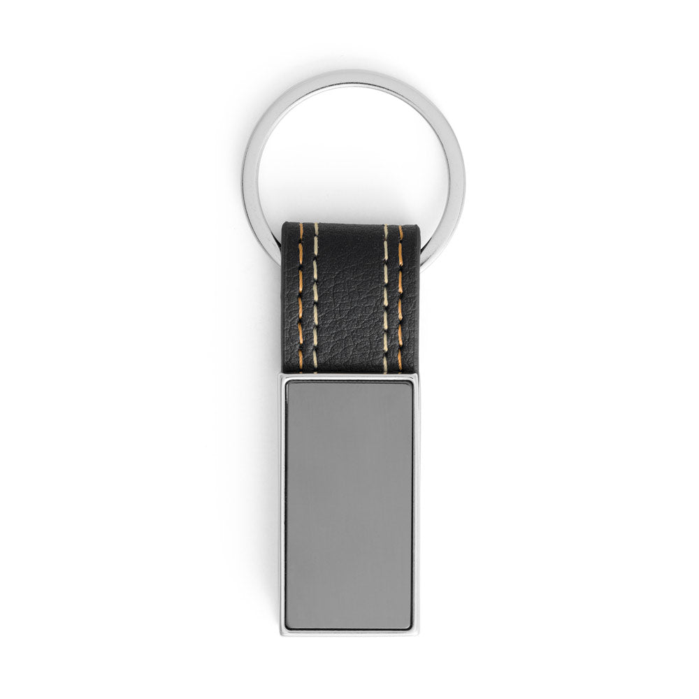BALE. Porta-chaves em metal e PU