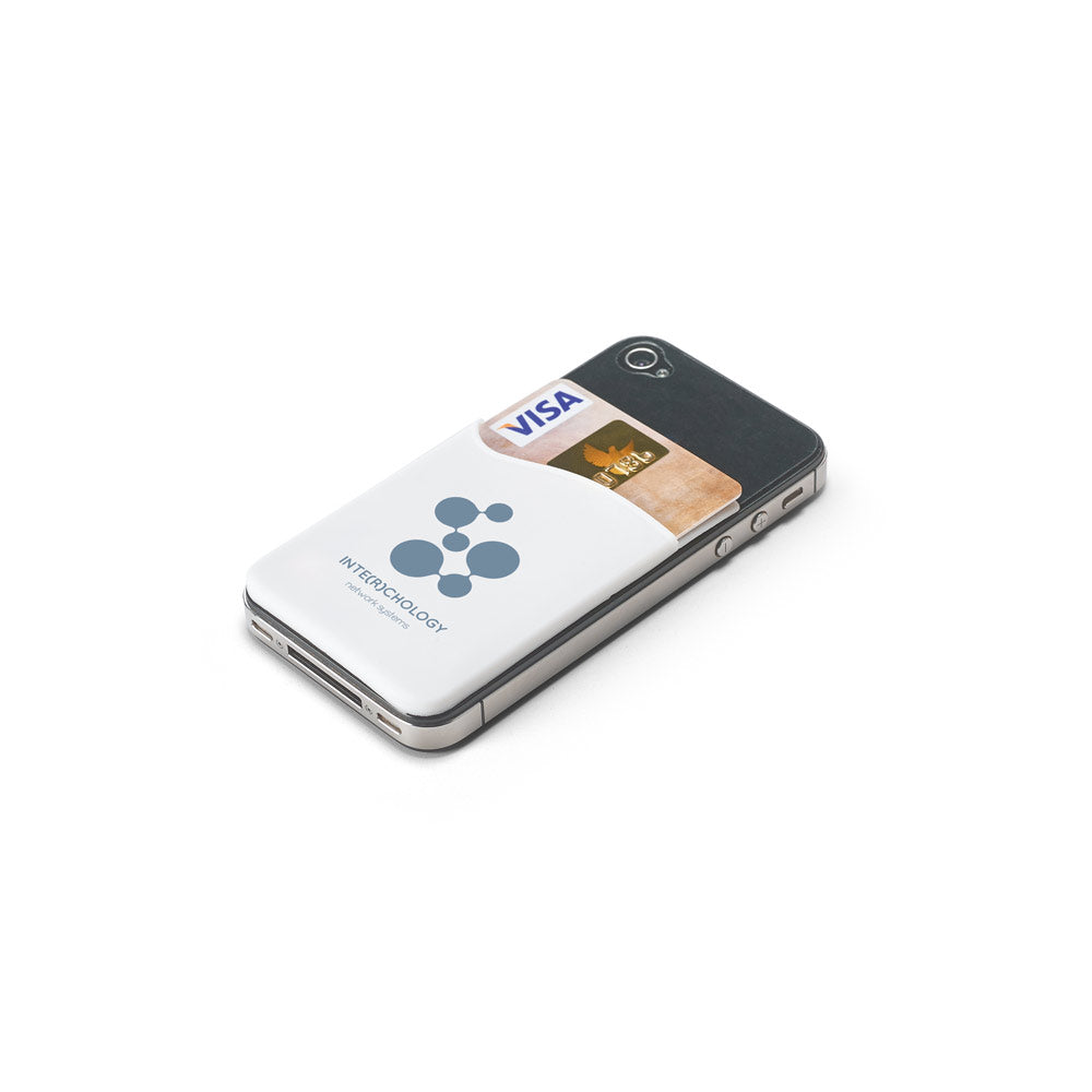 SHELLEY. Porta-cartões para smartphone em silicone