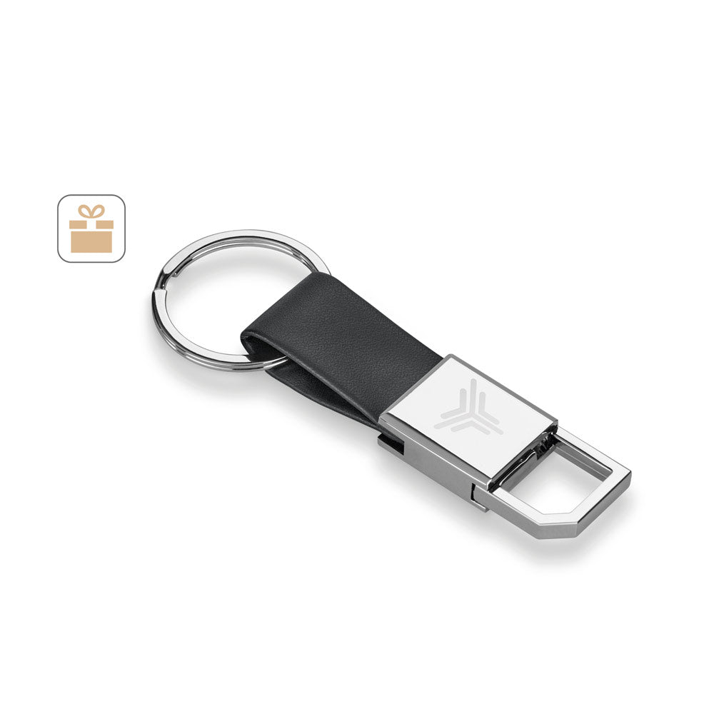 BOURCHIER. Porta-chaves em metal e PU