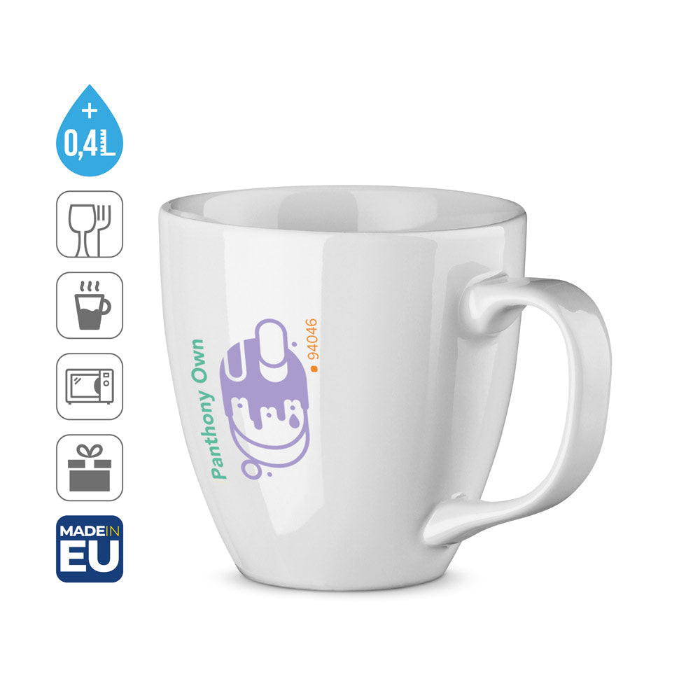 PANTHONY OWN. Caneca em porcelana 450 mL