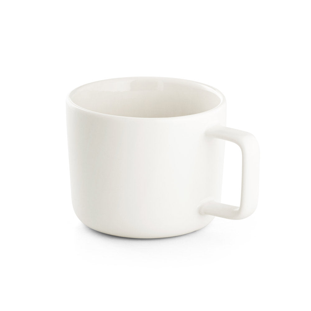 FANGIO. Caneca em cerâmica com base em bambu 220 mL