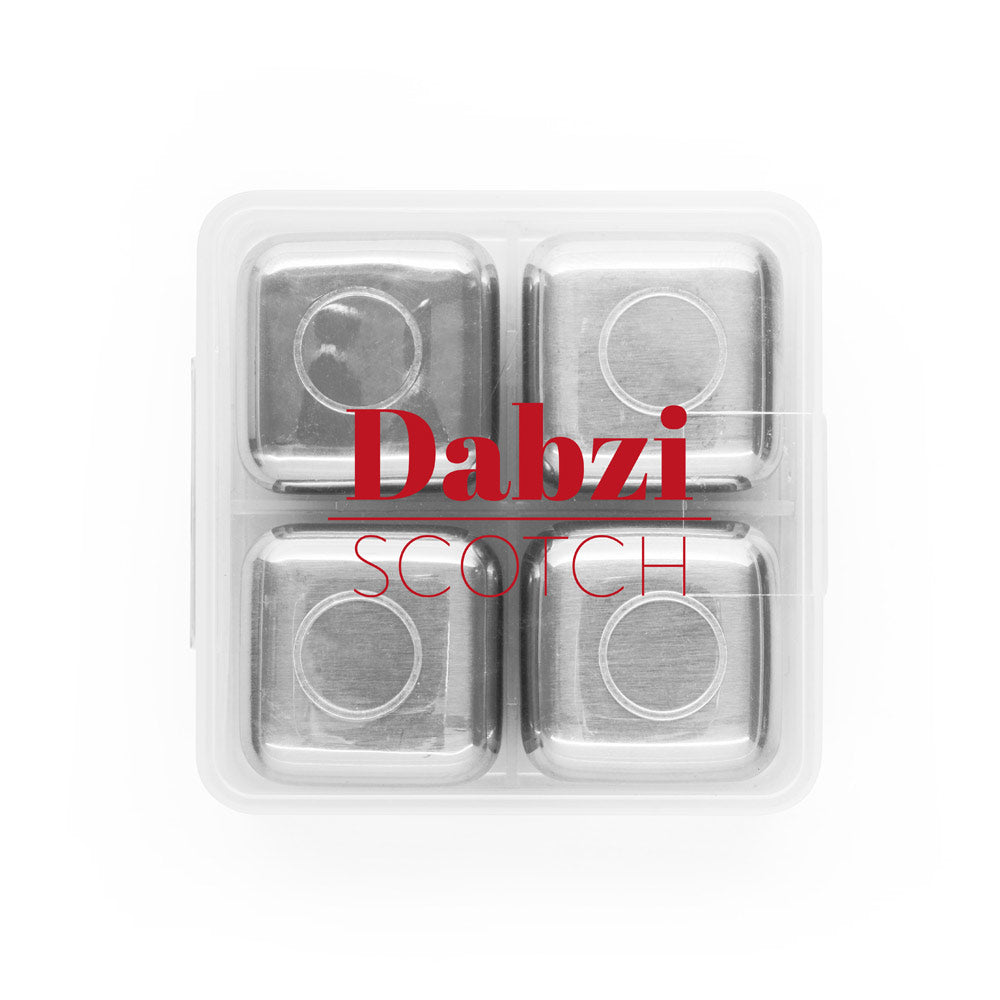 GLACIER. Conjunto de cubos reutilizáveis em aço inoxidável