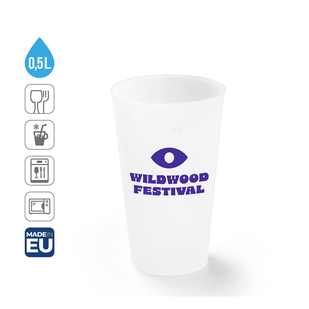 KANE. Copo de festival em PP 500 mL