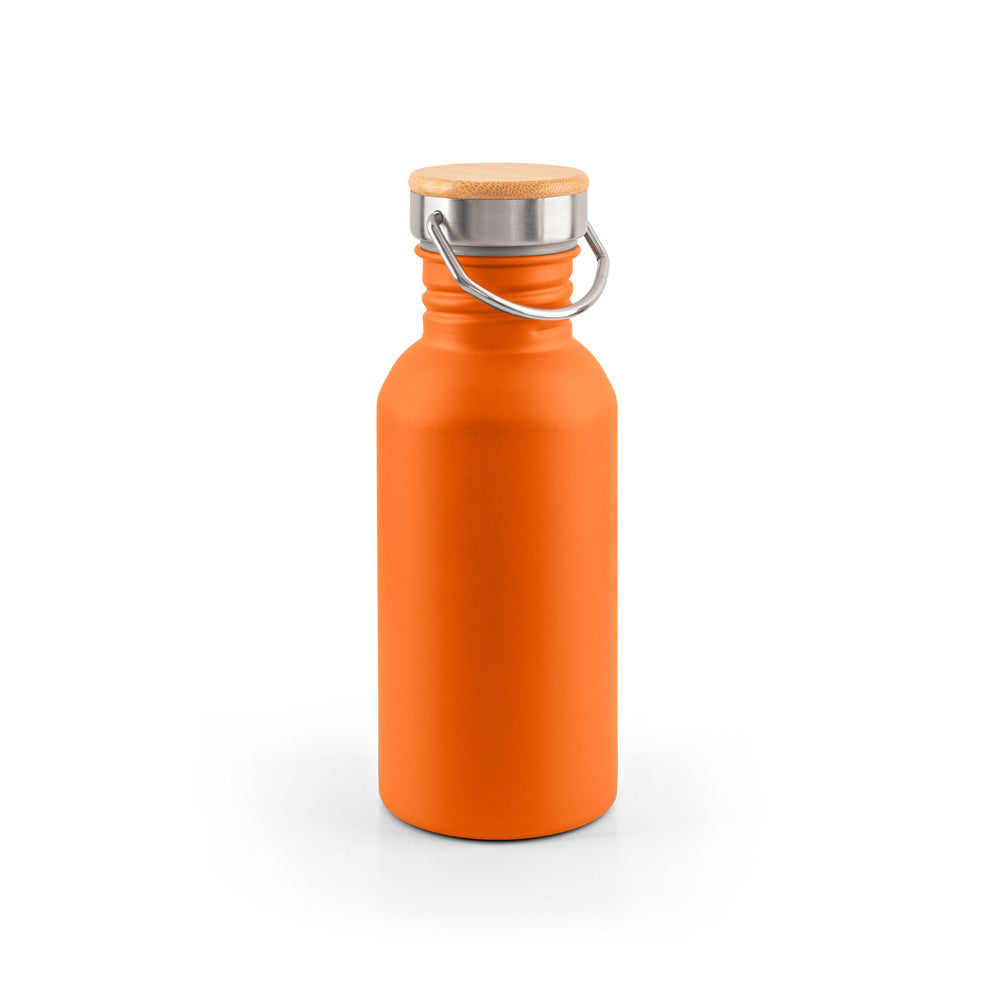 EWING. Garrafa em aço inoxidável (90% reciclado) com parede simples