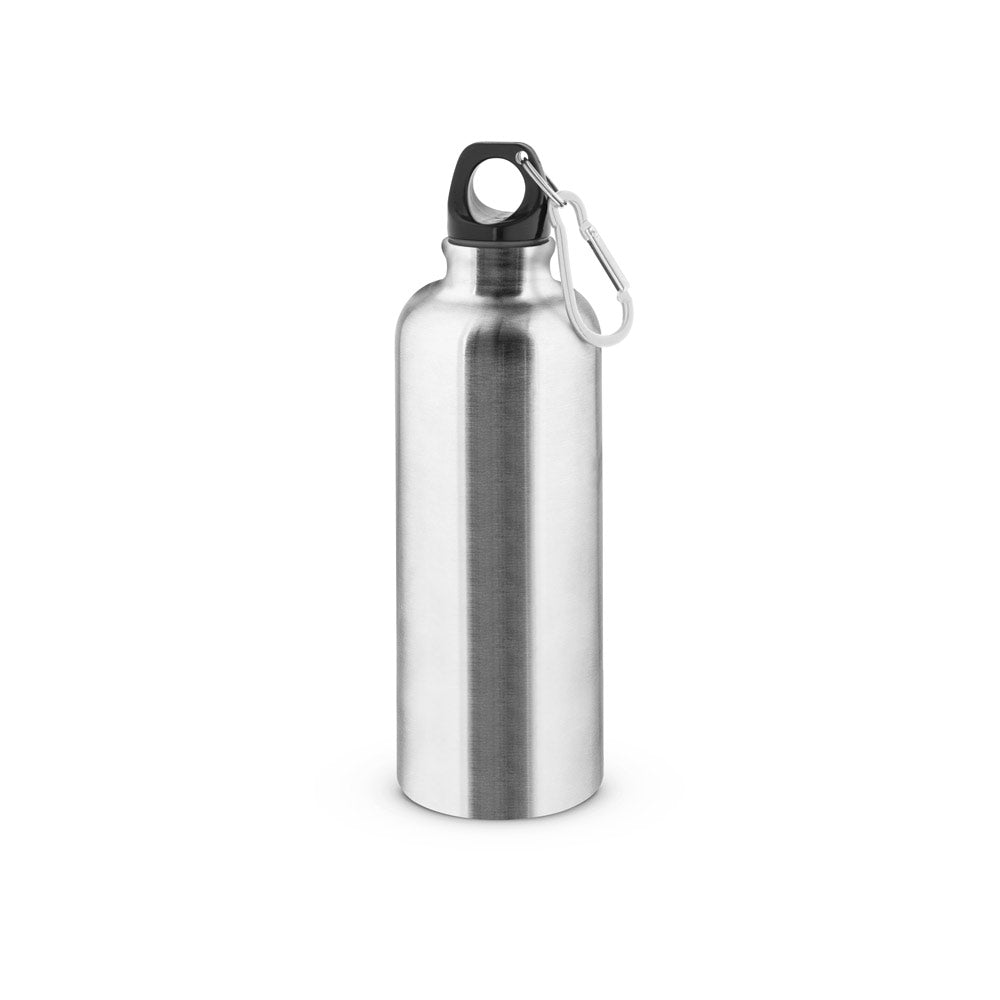 KELCE. Garrafa em aço inoxidável com parede simples e mosquetão 550 ml
