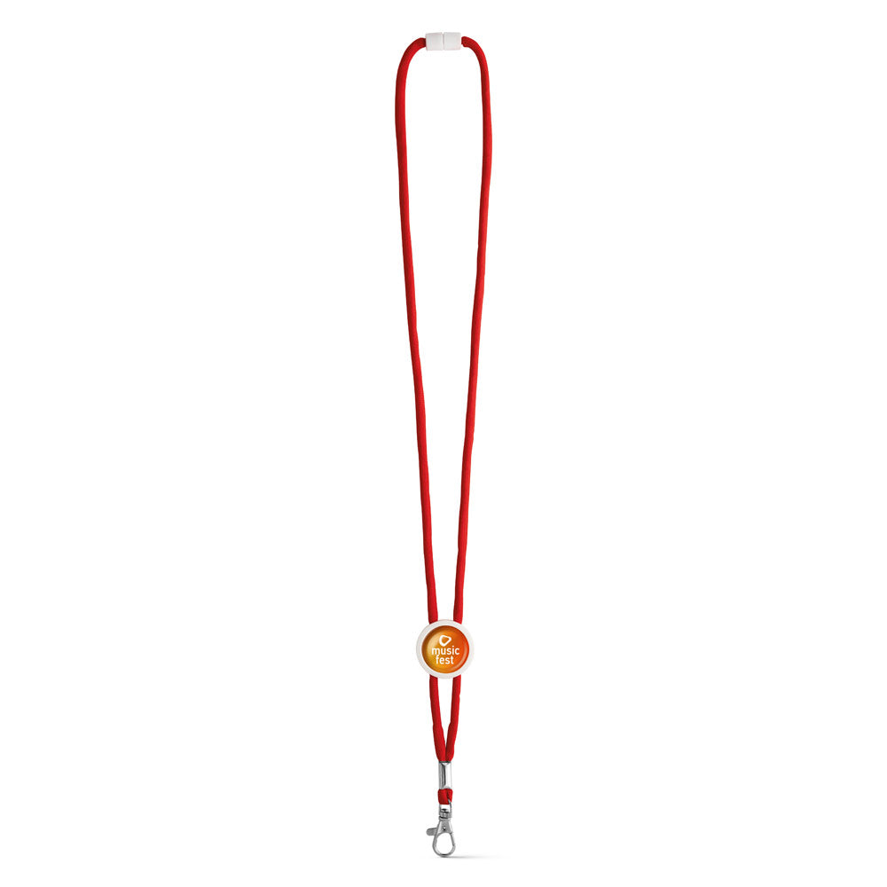 WEAVE. Lanyard em poliéster