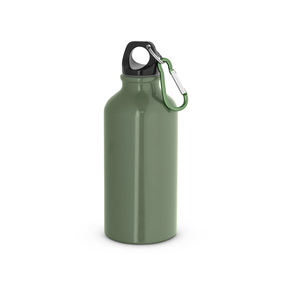 LANDSCAPE S. Garrafa de desporto em alumínio com mosquetão 400 mL