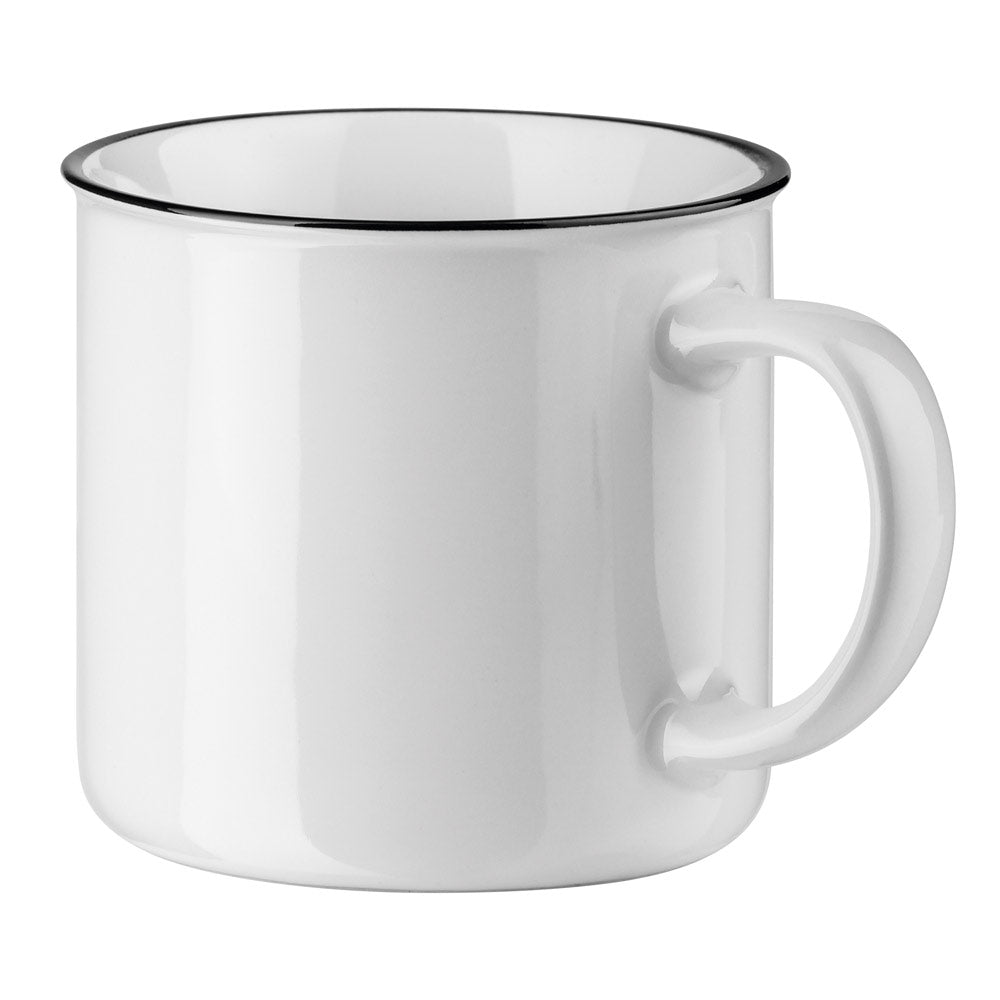 VERNON WHITE. Caneca em cerâmica 340 mL