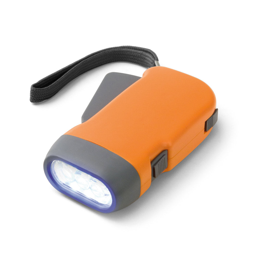 EDDIE. Lanterna dínamo com 3 LEDs