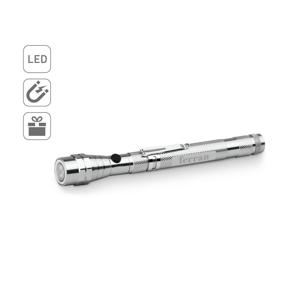 NOBEND. Lanterna LED extensível em metal