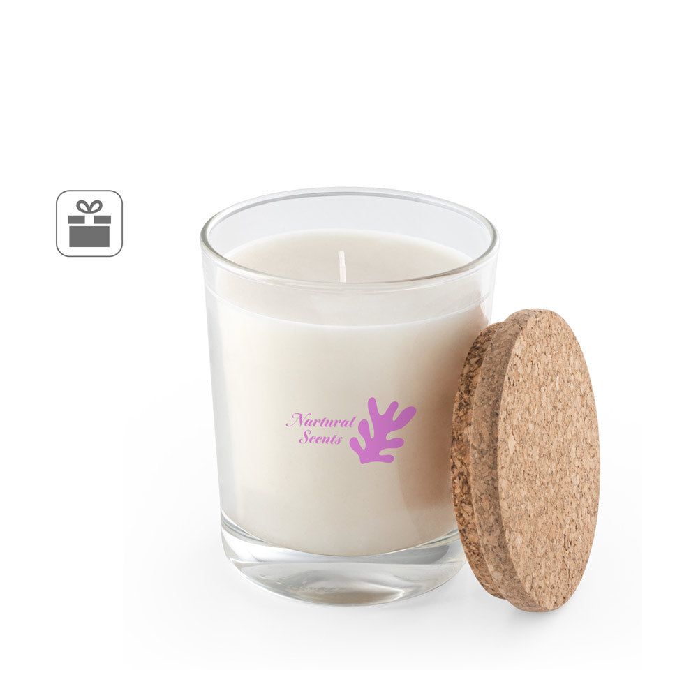 ZEN 180. Vela aromática em copo de vidro com tampa de cortiça 180 g