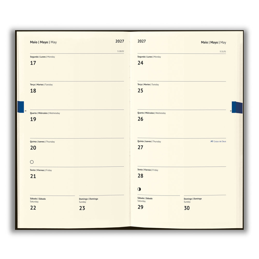 POMAR POCKET. Agenda em cortiça
