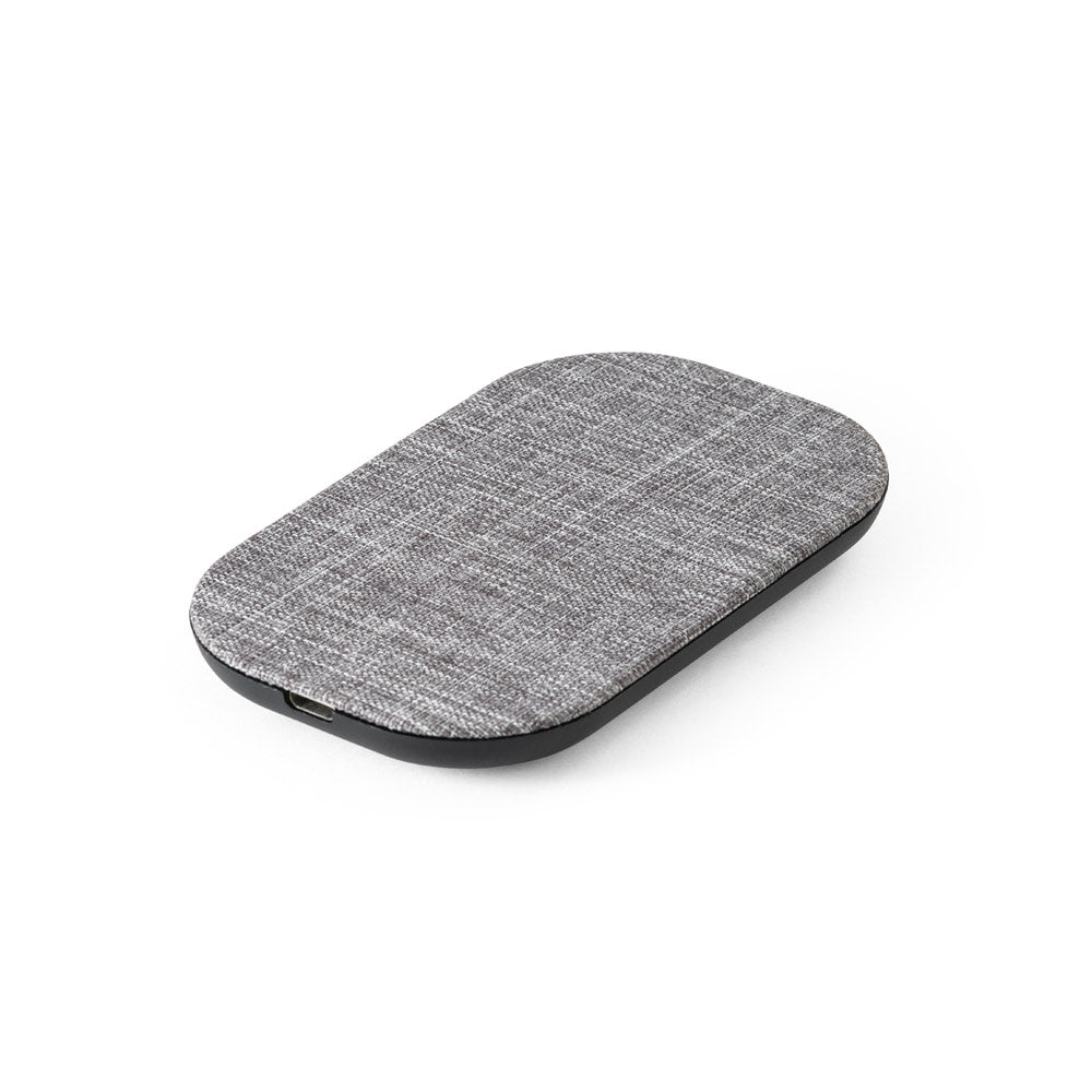 RENEWAL CHARGER. Carregador wireless rápido 10W em PET reciclado (100% rPET)