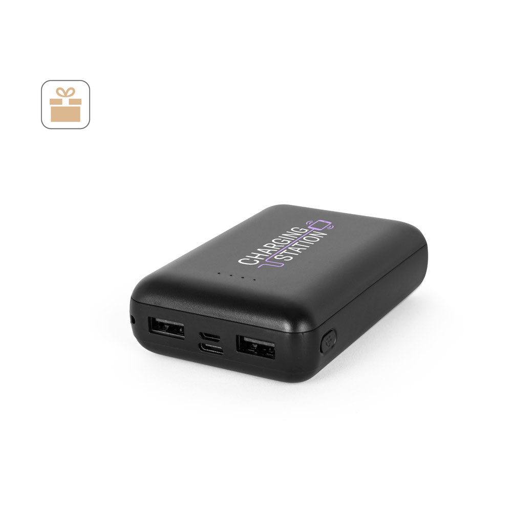 LEAKEY 10. Power bank 10'000 mAh em ABS reciclado (100% rABS)