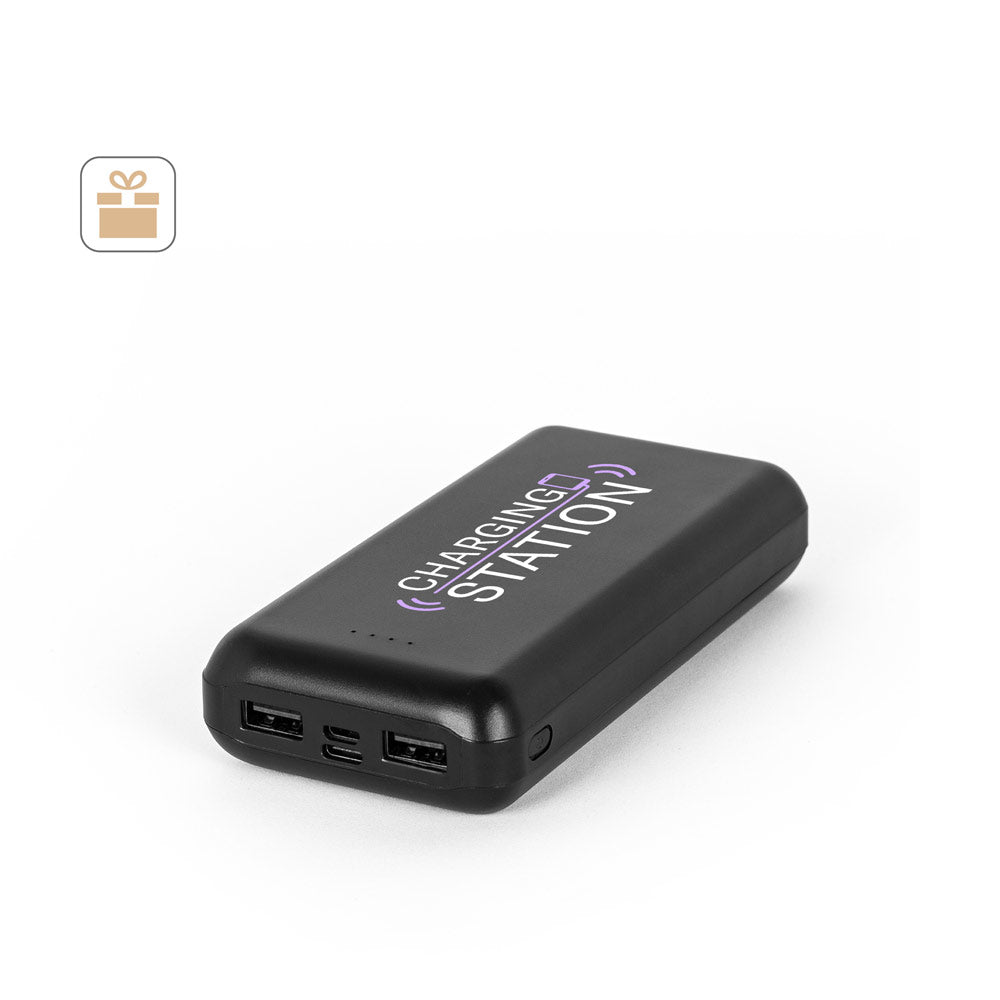 LEAKEY 20. Power bank 20'000 mAh em ABS reciclado (100% rABS)