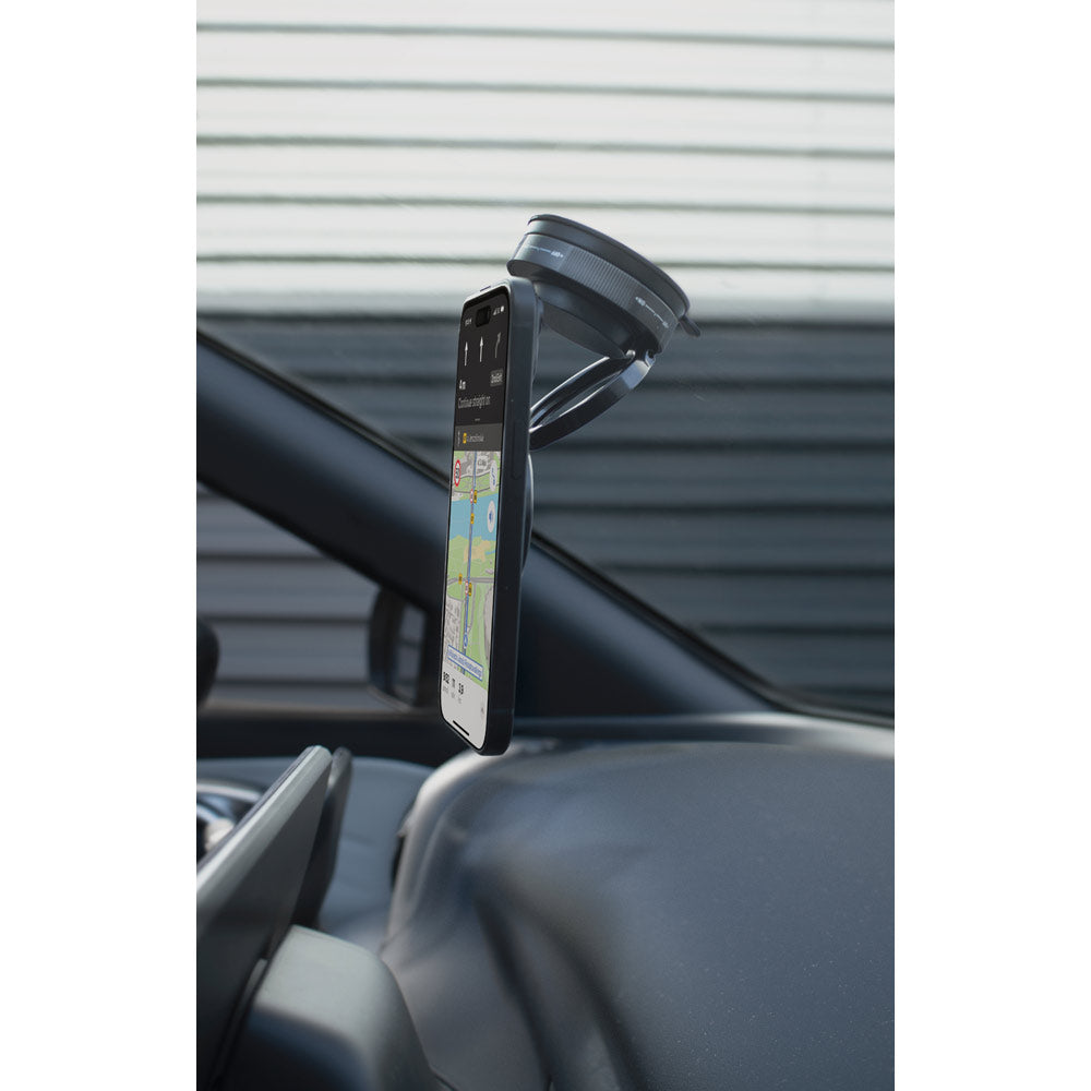 KEPLER. Suporte magnético para telemóvel com sistema de fixação em vácuo para superfícies lisas e não lisas (rotação 360º)