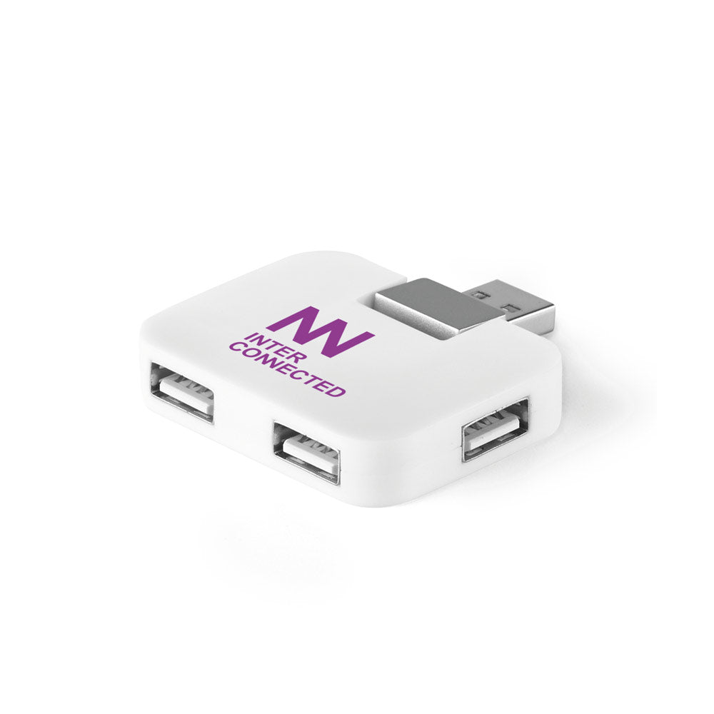 JANNES. HUB com 4 portas USB-A em ABS
