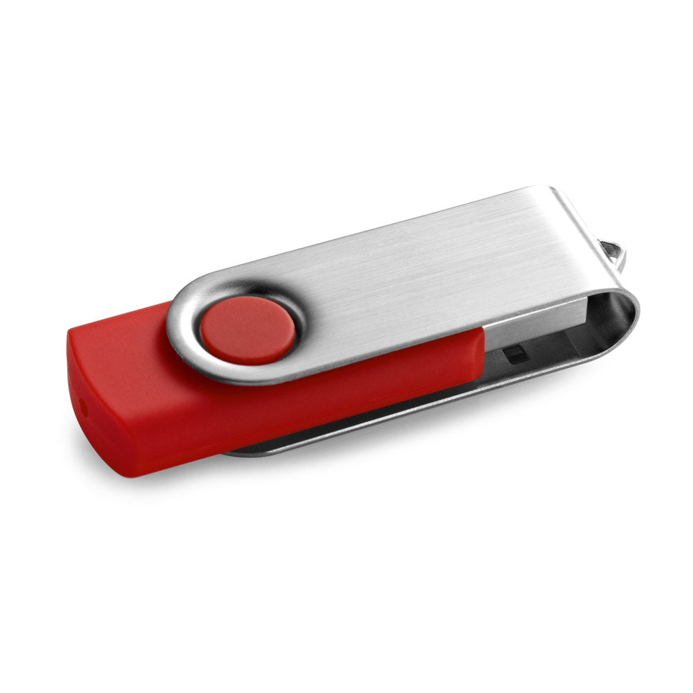 CLAUDIUS 16GB. Pen Drive USB de 16 GB com clipe em metal