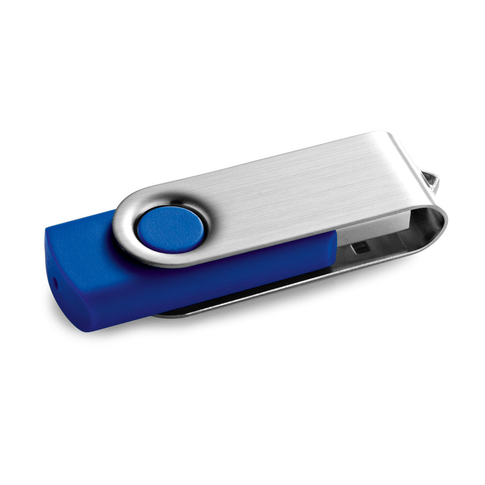 CLAUDIUS 8GB. Pen Drive USB de 8 GB com clipe em metal