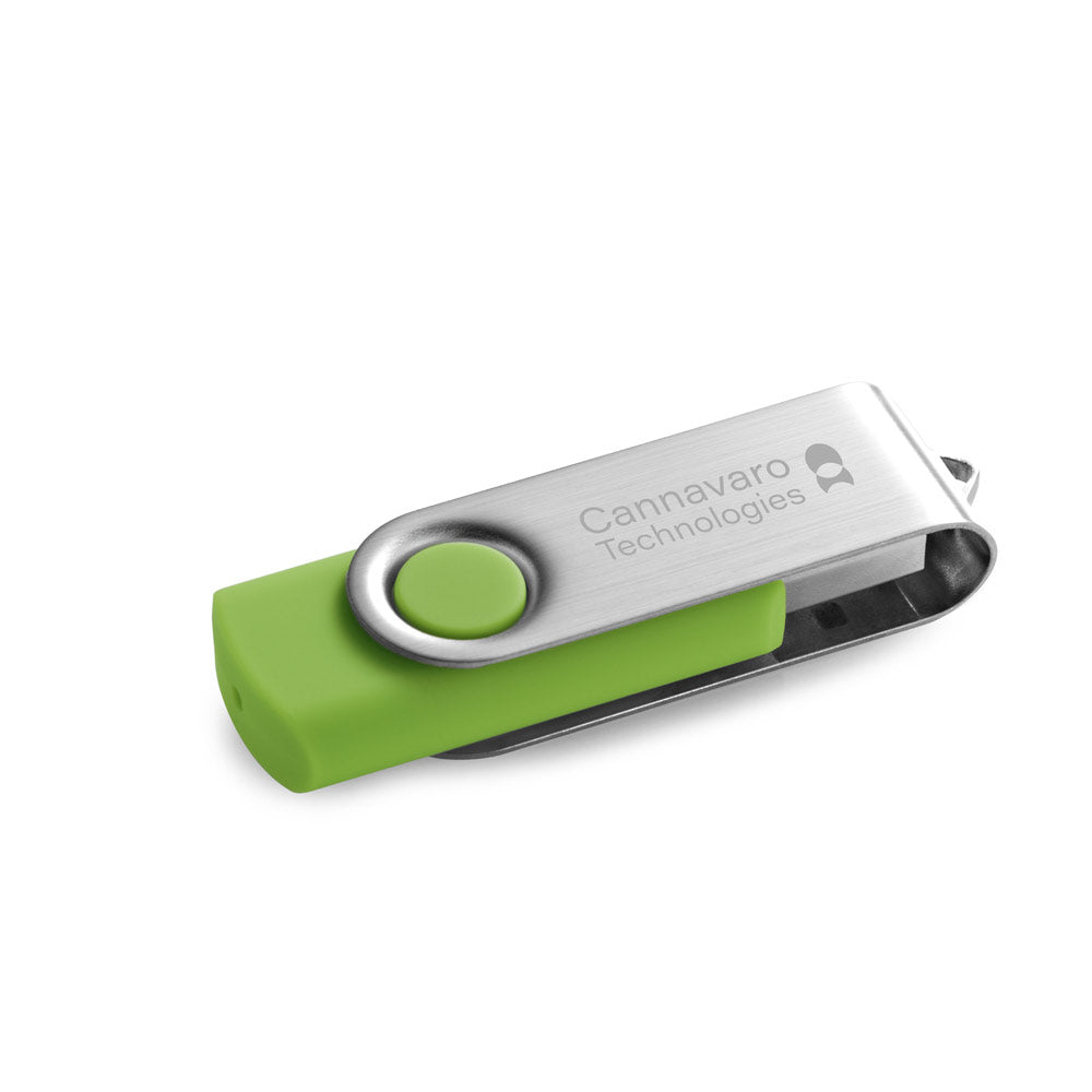 CLAUDIUS 8GB. Pen Drive USB de 8 GB com clipe em metal