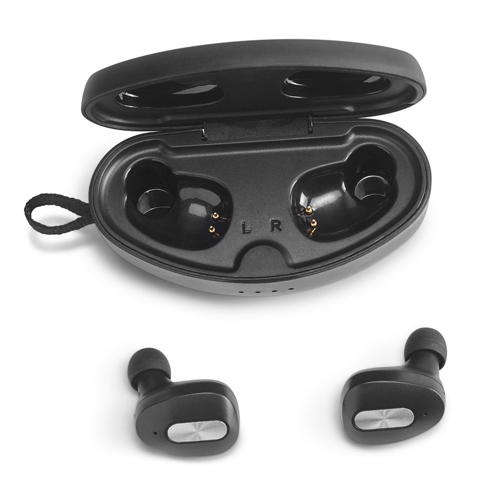 DESCRY. Auriculares wireless em metal e ABS